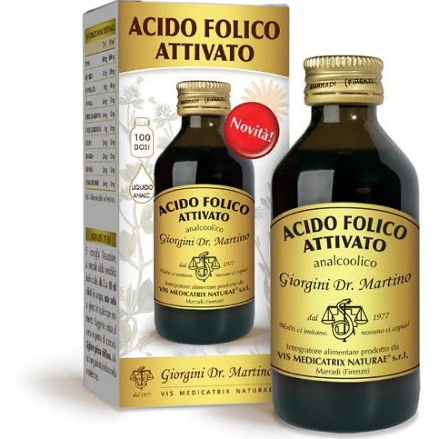 Dr. Giorgini Acido Folico Attivato Liquido Analcolico 100ml
