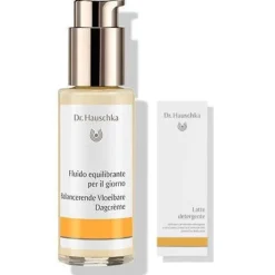 Dr. Hauschka Fluido Equilibrante Giorno 50ml + Latte Detergente 10ml