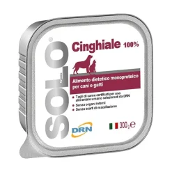 Drn Solo Cinghiale Alimento Dietetico Monoproteico Umido Per Cani/Gatti 300g