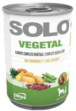 Drn Solo Vegetal Cibo Umido Con Verdure Cani Adulti Taglia Medio/Grande Barattolo 400g