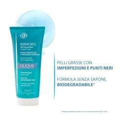 Ducray Keracnyl Gel Detergente Pelle Grassa 200ml