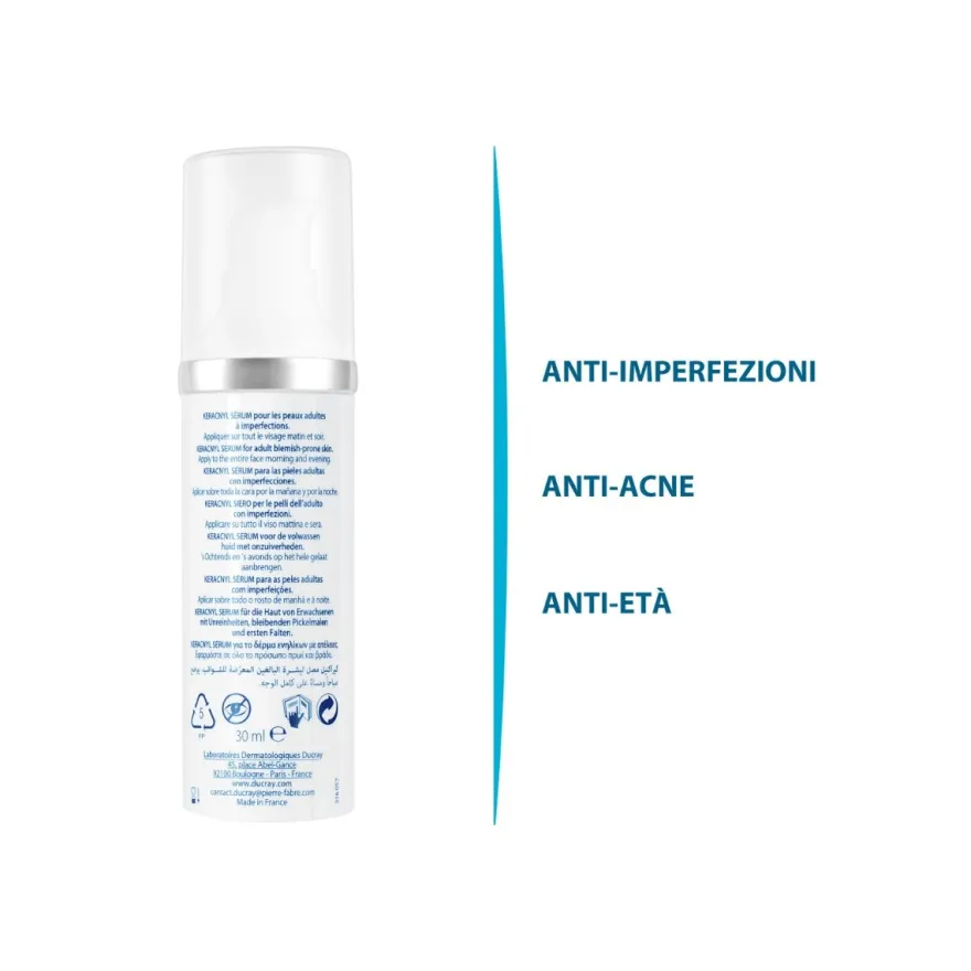 Ducray Keracnyl Siero Pelle Grassa/Tendenza Acneica 30ml