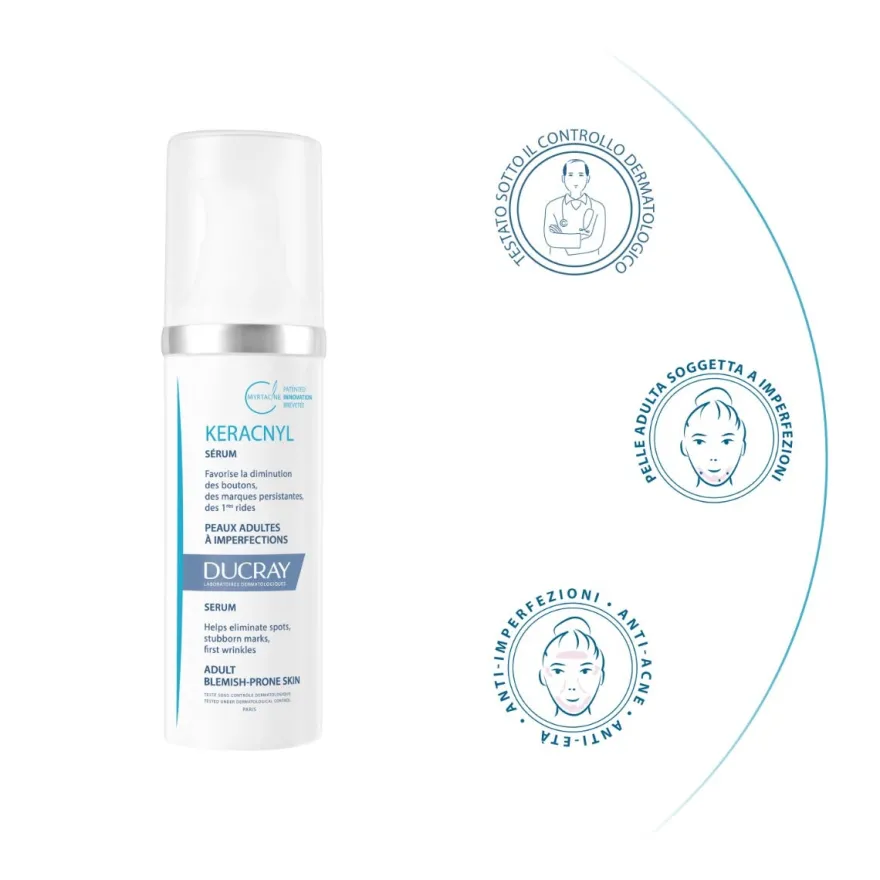 Ducray Keracnyl Siero Pelle Grassa/Tendenza Acneica 30ml