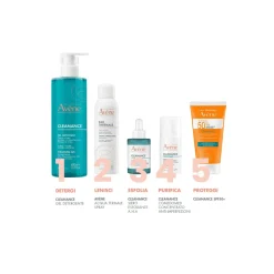 Eau Thermale Avène Cleanance Gel Detergente Purificante Pelle Grassa Con Imperfezioni 400ml