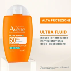 Eau Thermale Avène Ultra Fluid Invisibile Alta Protezione Spf50 50ml