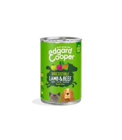Edgard & Cooper Adult Agnello E Manzo Senza Cereali Cibo Umido per Cani 400g