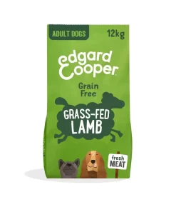 Edgard & Cooper Adult Agnello Nutrito Con Erba Senza Cereali Cibo Secco per Cani 12kg