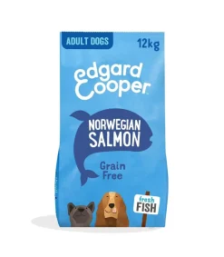 Edgard & Cooper Adult Salmone Norvegese Senza Cereali Crocchette per Cani 12 Kg