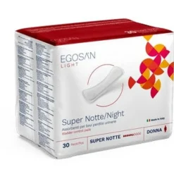 Egosan Light Super Assorbente Notte 30 Pezzi