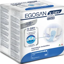 Egosan X-Dry Pannoloni A Mutandina XL 8 Pezzi