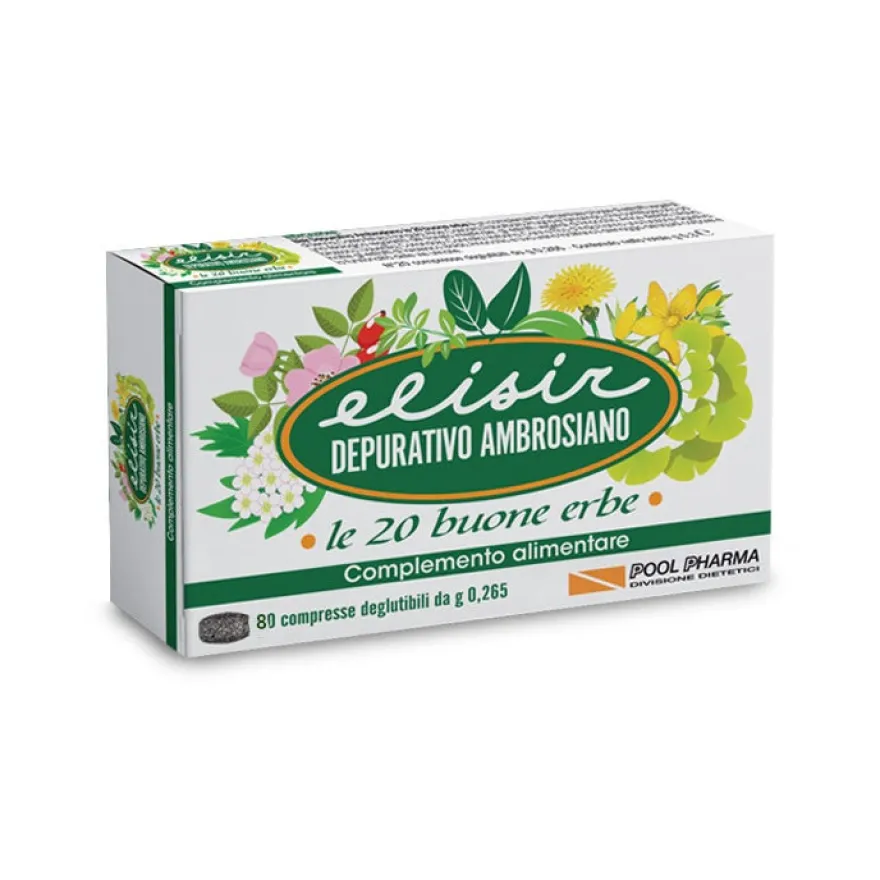 Elisir Depurativo Ambrosiano 80 Compresse