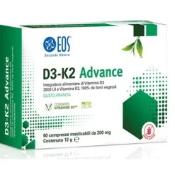 Eos D3-K2 Advance 60 Compresse Masticabili - Integratore
