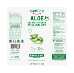 Equilibra Aloe Gel Detergente Micellare Viso Purificante 200ml