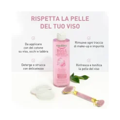 Equilibra Rosa Ialuronica Acqua Micellare Detergente/Struccante Delicata 400ml