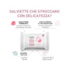 Equilibra Rosa Ialuronica 25 Salviette Micellari Struccanti