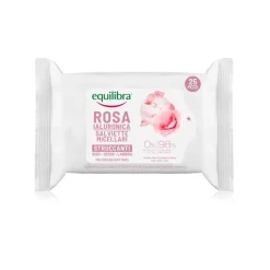 Equilibra Rosa Ialuronica 25 Salviette Micellari Struccanti