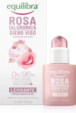 Equilibra Rosa Ialuronica Siero Viso Levigante 30ml