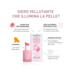 Equilibra Rosa Ialuronica Siero Viso Levigante 30ml