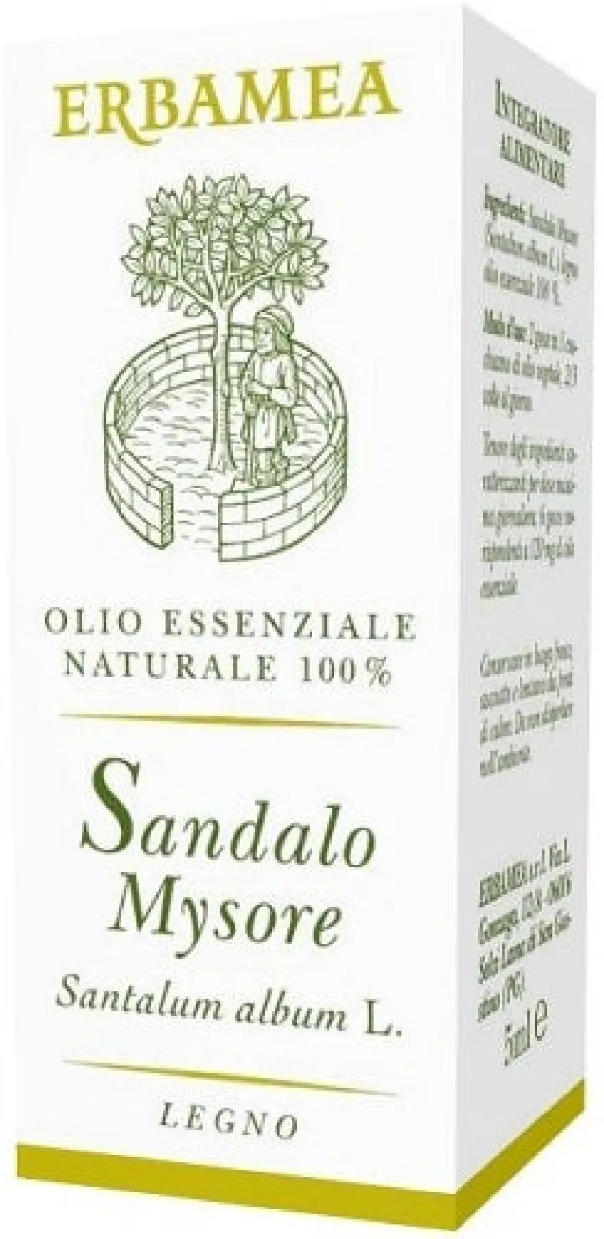 Erbamea Olio Essenziale Sandalo Mysore 5ml