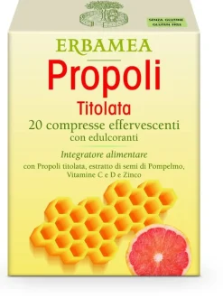 Erbamea Propoli Titolata 20 Compresse Effervescenti