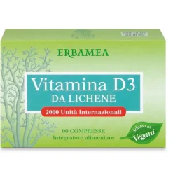 Erbamea Vitamina D3 Da Lichene 90 Compresse