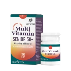 Erba Vita MultiVitamin Senior 50+ Vitamine E Minerali 30 Compresse