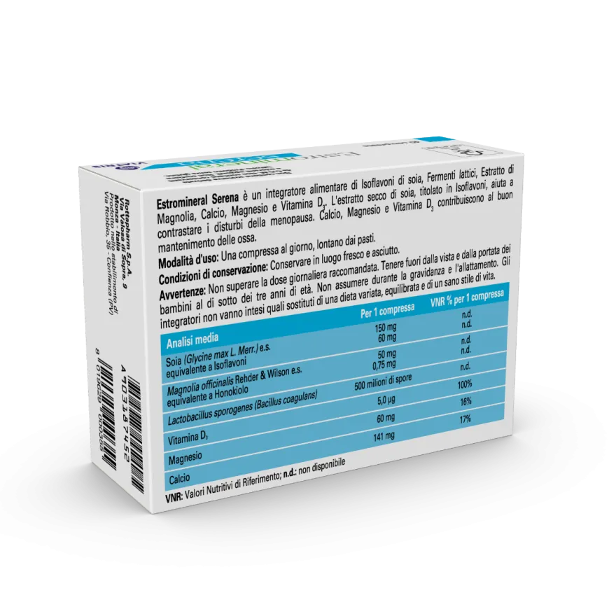 Estromineral Serena 40 Compresse - Supporto per Menopausa