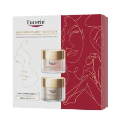 Eucerin Cofanetto Hyaluron Filler + Elasticity Crema Giorno Rose 50ml + Crema Notte 50ml