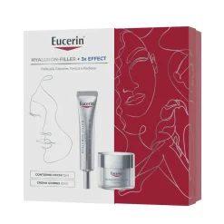Eucerin Cofanetto Hyaluron-Filler + 3x Effect Contorno Occhi 15ml + Crema Giorno 20ml