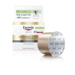 Eucerin Hyaluron-Filler + Elasticity Crema Notte Ricarica 50ml