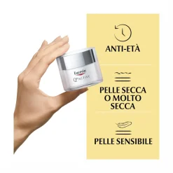 Eucerin Q10 Active crema viso giorno Antirughe Pelli Secche 50 ml