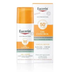 Eucerin Sun Oil Control SPF50+ Gel Crema 50ml Protezione Solare