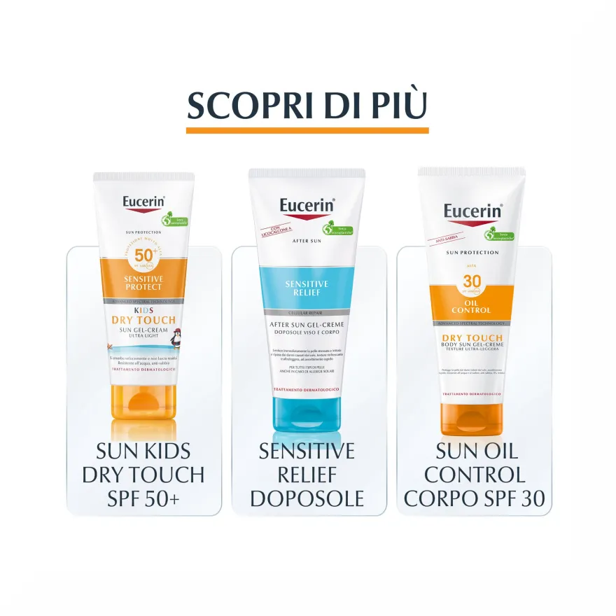 Eucerin Sun Oil Control SPF50+ Gel Crema 50ml Protezione Solare