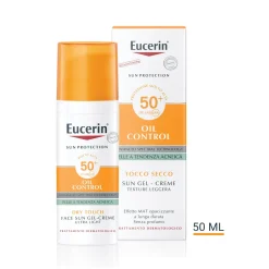 Eucerin Sun Oil Control SPF50+ Gel Crema 50ml Protezione Solare