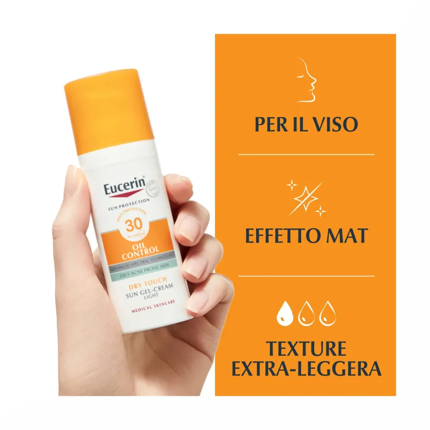 Eucerin Sun Oil Control SPF30 Gel Crema Solare 50ml