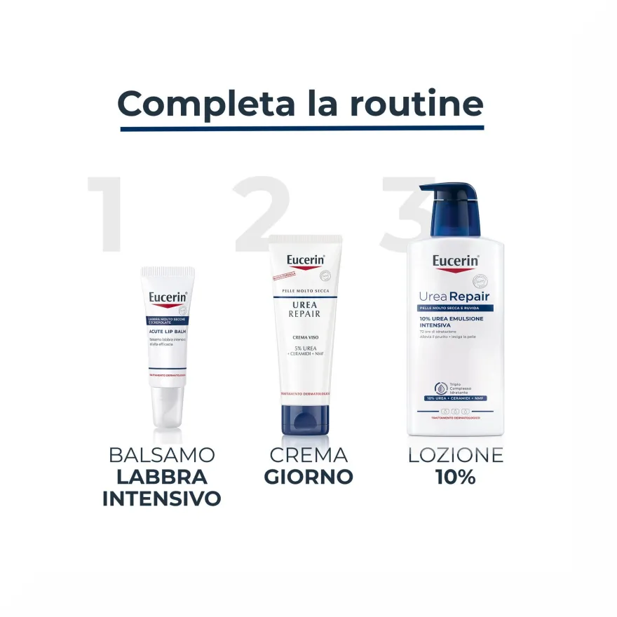Eucerin UreaRepair Crema Viso Levigante 5% Urea 50ml