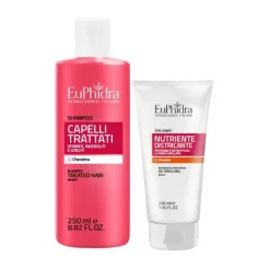 EuPhidra Shampoo Capelli Trattati 250ml + Balsamo Nutriente Districante 200ml