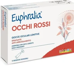 Euphralia Gocce Oculari Lenitive Occhi Rossi 15 Flaconcini Monodose 0,5ml