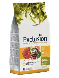 Exclusion Mediterraneo Monoprotein Noble Grain Manzo 12kg Cane