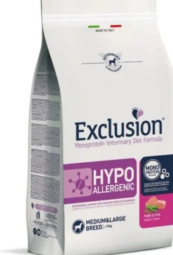 Exclusion Monoprotein Veterinary Diet Hypoallergenic Cane 12kg