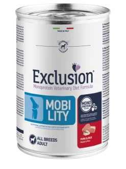 Exclusion Veterinary Diet Formula Mobility Maiale/Riso 200gr