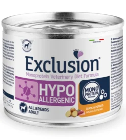 Exclusion Veterinary Diet Hypoallergenic Per Cani Cinghiale E Patate Umido Lattina 200gr