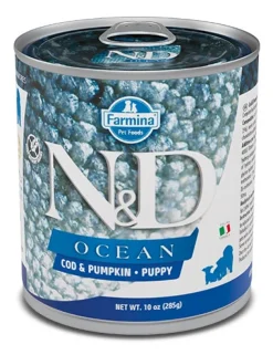 Farmina Natural & Delicious Ocean Puppy Con Merluzzo E Zucca Per Cani Cuccioli 285g