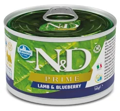 Farmina Natural & Delicious Prime Mini Con Agnello E Mirtillo Per Cani Adulti 140g