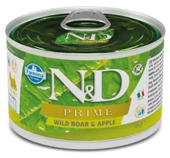 Farmina Natural & Delicious Prime Mini Con Cinghiale E Mela Per Cani Adulti 140g