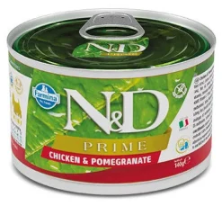 Farmina Natural & Delicious Prime Mini Con Pollo E Melograno Per Cani Adulti 140g