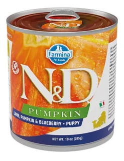 Farmina Natural & Delicious Pumpkin Puppy Con Agnello Zucca E Mirtillo Per Cani Cuccioli 285g