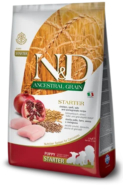 Farmina N&D Ancestral Grain Starter Pollo E Melograno Cani Cuccioli Sacco 800g