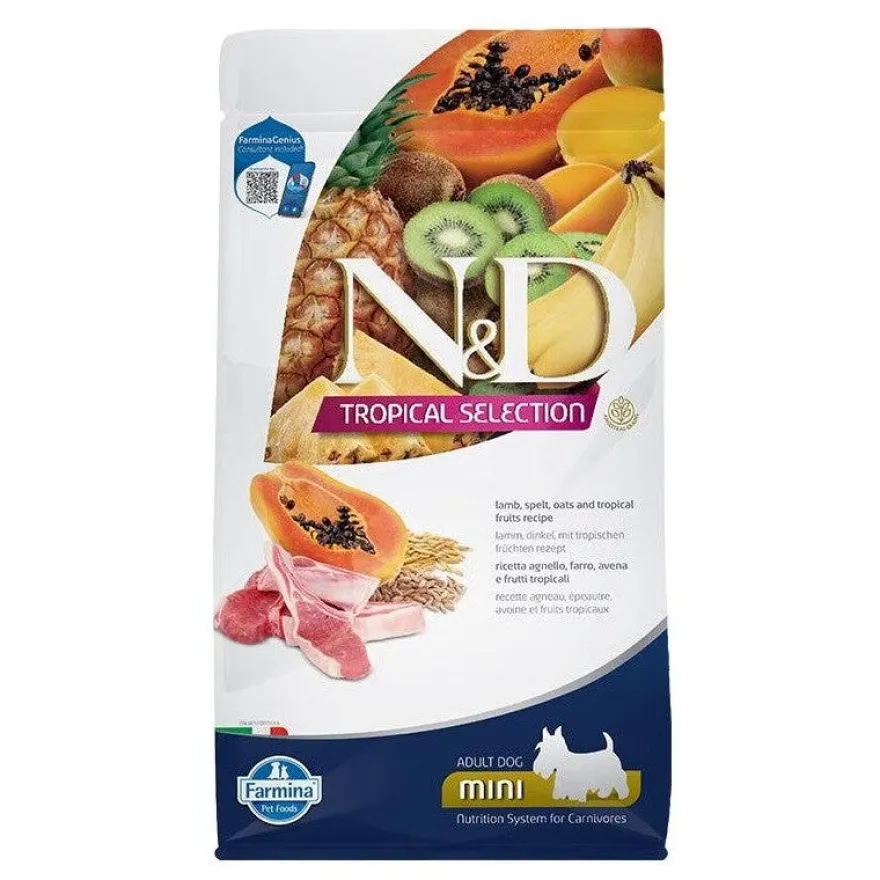 Farmina N&D Dog Mini Tropical Selection Lamb Per Cani Adulti 1.5kg