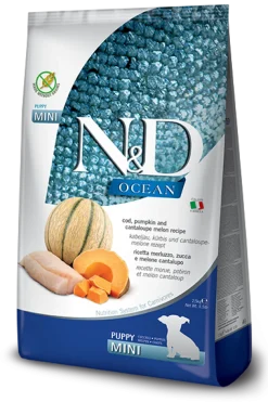 Farmina N&D Ocean Merluzzo E Zucca Cani Cuccioli Taglia Mini Sacco 2,5kg